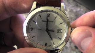 Automatic Watch  Setting Time amp Date Tutorial [upl. by Yrogerg219]