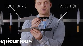 Knifemaker Explains The Difference Between Chefs Knives  Epicurious [upl. by Annelise]