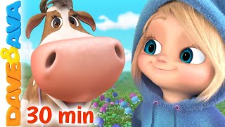 🤭 Skip to My Lou Little Miss Muffet  Nursery Rhymes amp Baby Songs  Kids Songs by Dave and Ava 🤭 [upl. by Eilyak]