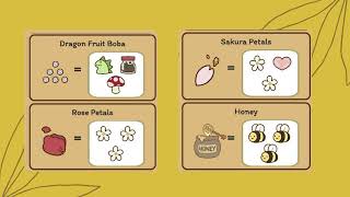 All recipes in Boba Story gameplay magic den [upl. by Novled]