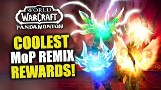 Most Exciting Rewards In MoP Remix amp How To Get Them Mounts Toys Tmogs  Timerunning Pandamonium [upl. by Ariad]