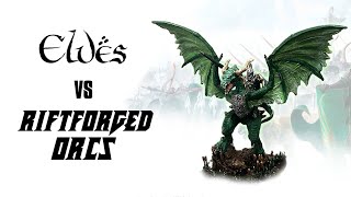 quot𝚃𝚛𝚒𝚌𝚔𝚜𝚢 𝙽𝚊𝚜𝚝𝚢 𝙴𝚕𝚟𝚎𝚜quot Kings of War Elves vs Riftforged Orcs  Battle Report 051 [upl. by Jobye]