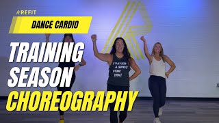 Dance Fitness Choreography  quotTraining Seasonquot by Dua Lipa  Athome cardio workout [upl. by Ssej]