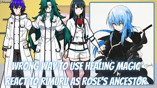 Wrong Way To Use Healing Magic React To Rimuru Tempest  Gacha Reaction  Rimu x Milim [upl. by Marcoux525]