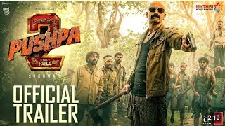 PUSHPA 2 OFFICIAL TRAILER  Allu Arjun Rashmika Sai Pallavi Fahadh Prakash Sukuma [upl. by Attennek99]