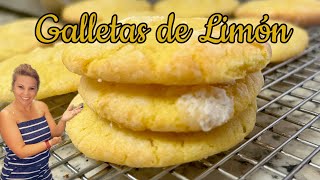 Galletas de Limón muy Deliciosas y Fácil de Hacer  Lemon Cookies Soft and Chewy galletas [upl. by Morna115]