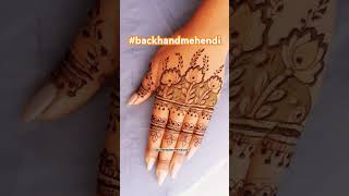 esymehndidesign backhandmehndi howtomakemehndidesign viralshorts trendingmehndi ranchi artist [upl. by Ominoreg]