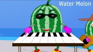 Water melon  Fruit Rhymes  English [upl. by Nylodnewg]