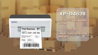 Xprinter Waybill Printer amp Shipping Label Printer XPD463B for Warehouse and Logistics [upl. by Onileva]