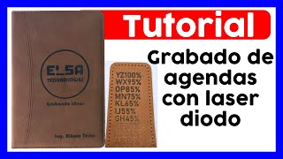 Corte y grabado en Acrílico con Cortador Láser de Diodo Lo que NO Sabías [upl. by Arica]