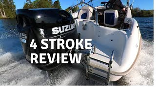 SUZUKI FOURSTROKE OUTBOARD REVIEW DF115BTL [upl. by Cory]