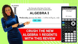 NEW Algebra 1 Regents Review Jan 2024 Calculator Strategies 13  24 [upl. by Leugimsiul]