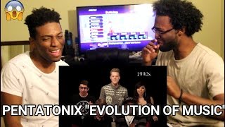 Evolution of Music  Pentatonix REACTION [upl. by Jecon525]