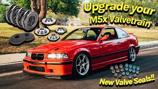 BMW M5x Valvetrain  Valve Stem Seal Replacement DIY Guide [upl. by Ahsineb]