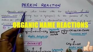 Perkin reaction and its mechanism organic name reaction [upl. by Oaht730]