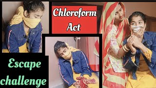 like Escape ChallengeChloroform Act Struggle VideoSocial awarenessManya Creation [upl. by Madlen452]