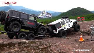 Traction Hobby 18 Scale Trail RC CrawlerCragsmanPerformance Show [upl. by Ahsratan]