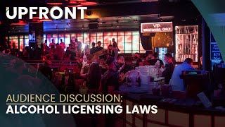 Audience discussion Alcohol licensing laws  Upfront with Katie Hannon [upl. by Nigrom429]