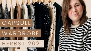 Meine HERBST CAPSULE WARDROBE  Minimalistischer Kleiderschrank [upl. by Lanod]