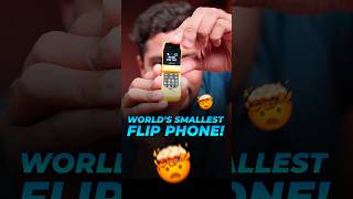 Worlds Smallest Flip Phone 🤯 shorts [upl. by Galitea712]