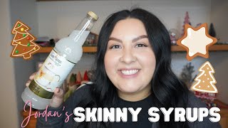 Skinny Syrups Coffee Taste Test  Review  I dont know how to feel [upl. by Eyla]