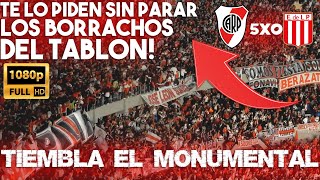 🤜TE LO PIDEN SIN PARAR LOS BORRACHOS DEL TABLON  TIEMBLA EL MONUMENTAL  River 5 Estudiantes 0 [upl. by Allak]