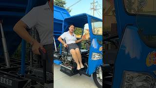 Diesel dump tricycle Agricultural tricycle Tricycle horsepower 4x4 shortvideo shorts [upl. by Roe]