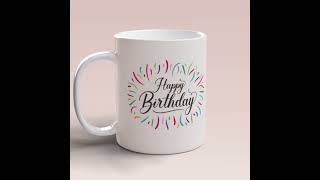 Confetti Birthday Mug Design [upl. by Mik]