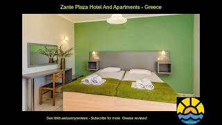 zante plaza hotel and apartments greece hotel holiday [upl. by Fleisher]