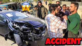 CAR ACCIDENT K BAAD PHADDA HOGAYA 😱  MISHKAT KHAN  VLOG [upl. by Samled656]