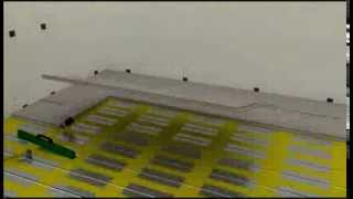 Install a sound proof under floor heating system with ScreedBoard in 1 minute [upl. by Constantina911]