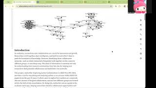 AuthorNet Exploring Author Collaborations in IEEE VIS 19902023 [upl. by Chuu]