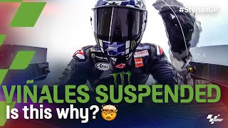 Maverick Viñales Suspended by Yamaha is this why 🤔 [upl. by Nnodnarb]