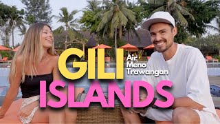 GILI ISLANDS COMPARISON  Gili Air vs Gili Meno vs Gili Trawangan [upl. by Burris]