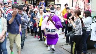 20140426 高円寺 阿波おどりフラッシュモフ [upl. by Nert]