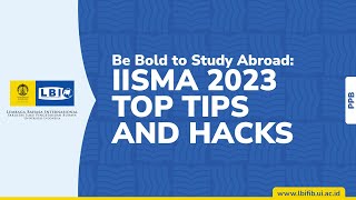 Be Bold to Study Abroad IISMA 2023 Top Tips and Hacks [upl. by North]