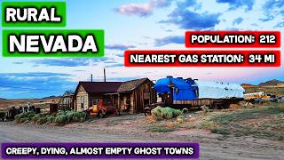 Rural NEVADA Creepy Almost Abandoned Ghost Towns  Who Lives In Them [upl. by Gellman]