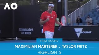 Maximilian Marterer v Taylor Fritz Highlights 1R  Australian Open 2022 [upl. by Sivad]