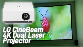 LG HU810PW 4K UHD Smart Dual Laser CineBeam Projector [upl. by Roch770]