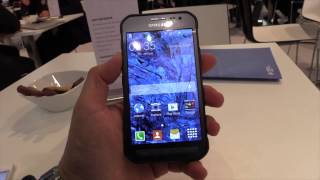 Samsung Galaxy Xcover 3 Handson Deutsch [upl. by Nidnerb]