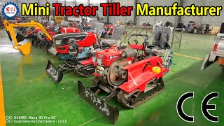 Manufacturers Of Mini Tractors With Micro Rotary Tillers [upl. by Roddie]