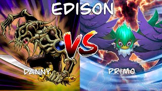 Yugioh Diva Zombies vs Blackwings Edison Format Gameplay at Card Addiction [upl. by Ugo190]