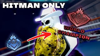 REACHING WORLD CHAMPION USING HITMAN STYLE  UNTITLED BOXING GAME [upl. by Raknahs]