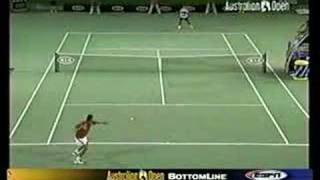 Sargsian surprises Philippoussis 2003 AUS OPEN [upl. by Yrellam]