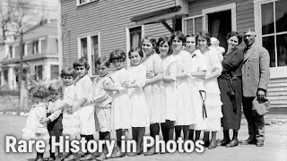 The Noonans The Uncommon Family of 13 in 1920s Massachusetts  Rare History in Photos [upl. by Neemsay]