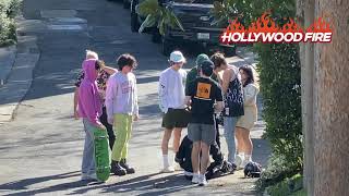 Josh Richards Nessa Barret amp Jaden Hossler Hang Out And Film Together  12121 [upl. by Argyle]