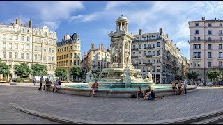 Places to see in  Lyon  France  Place des Jacobins [upl. by Valer]