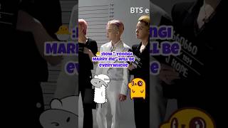 Yoongi Made Jimin To Say Yoongi Marry Me While RM Made Army Go Crazy😂bts btsfunnymoments shorts [upl. by Ahsaeyt727]