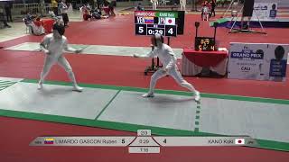 2024 113 T16 06 M E Individual Cali COL GP GREEN LIMARDO GASCON VEN vs KANO JPN [upl. by Nedyaj159]