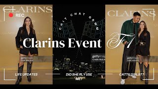 CLARINS EVENT GRWM  ChitChat [upl. by Ian]